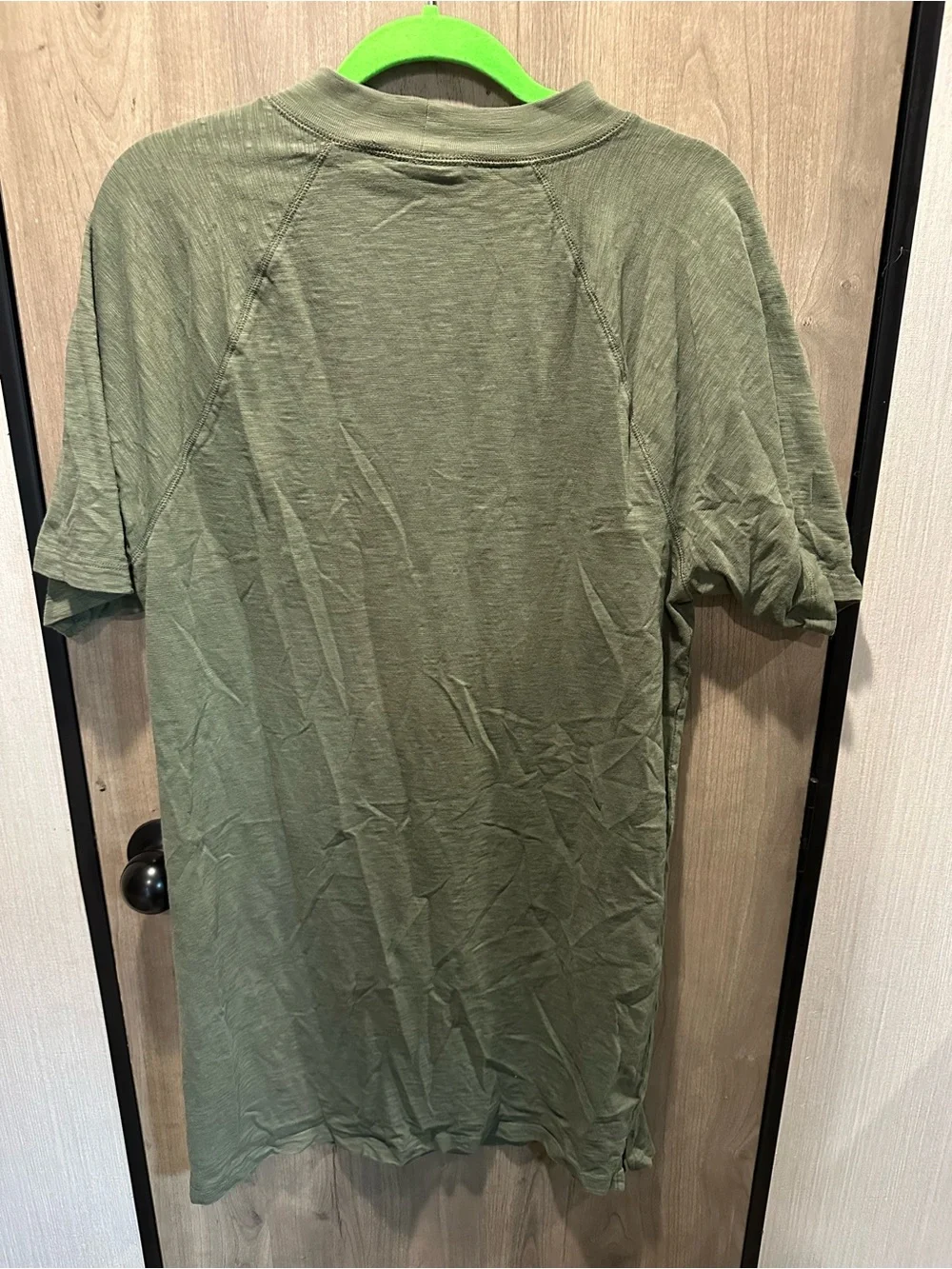 Universal Thread Olive Green Mock Neck T-Shirt Dress Size M
